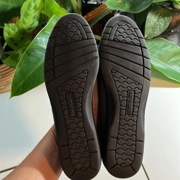 Easy Spirit Esmotion Women’sleather Shoes Loafers Brown Lace Up. Size 6.5 - Picture 4 of 9